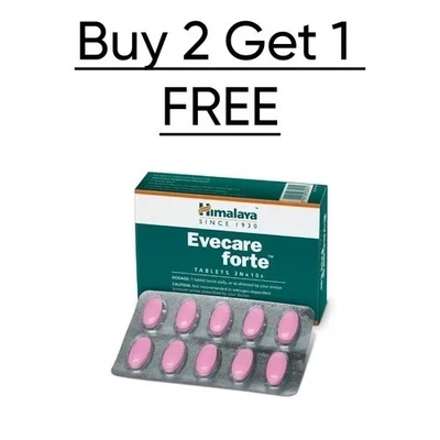 Himalaya Evecare forte Women Wellness 30 Tabs FREE SHIP 2027 Buy 2 Get 1 FREE