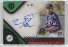 2017 Topps Tribute Tribute Auto Green 28/99 Jose De Leon #TA-JDL Auto 8h6