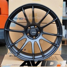 Staggered 5x114.3 19x8.5 19x9.5 35 Avid.1 Av-20 Matte Black 12 Spoke Wheels Set Staggered 5x114.3 19x8.5 19x9.5 35 Avid.1 Av-20 Matte Black 12 Spoke Wheels Set