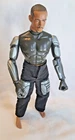 GI Joe Ripcord 11" Action Figure Black Stealth Suit Silver Armor 1996 Body