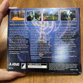 Atari Jaguar Jag CD - Highlander The last of the Macleods - Tested (1994)