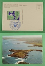 DR WHO 1967 GB LIHOU FDC MAP POSTCARD R21045