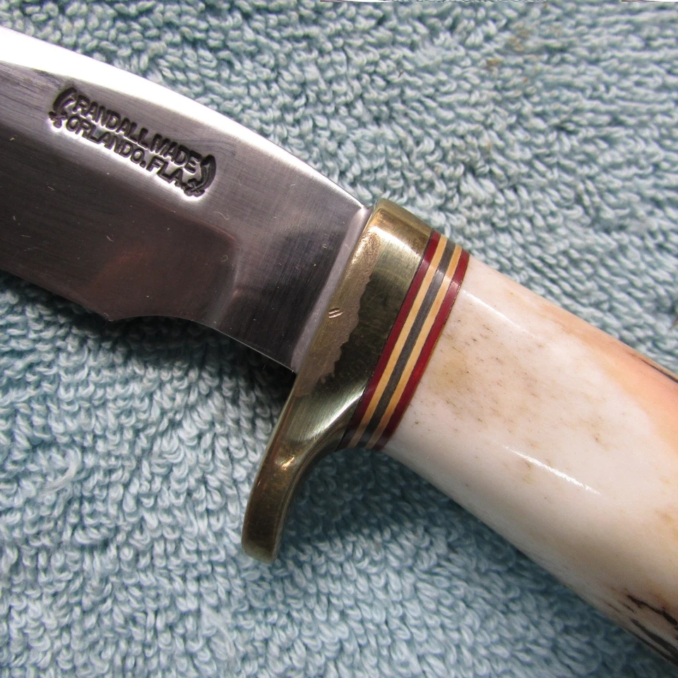 Randall Made Orlando, Fla.  Fixed Blade / 7-5  Stag Handle - Image 4 of 4