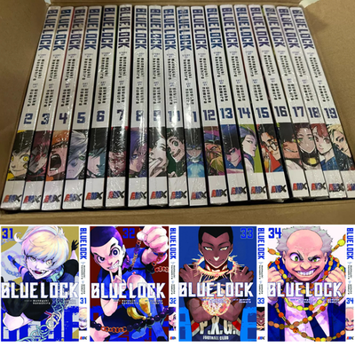 ブルーロック １〜34 Blue Lock English Manga Vol. 1-34 (Half Set / Full Set) by Yusuke