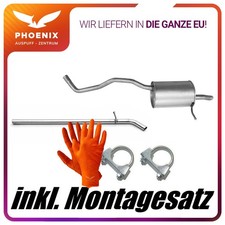 ✅für Renault Clio IV 0.9 Tce 2012-2021 Auspuffanlage Mittelrohr+Endschalldämpfer