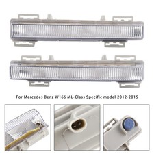 LH RH Pair Daytime Run Lamp Fog Light Pour Mercedes W166 ML/GL350/400/550 12-15, LH RH Pair Daytime Run Lamp Fog Light Pour Mercedes W166 ML/GL350/400/550 12-15,
