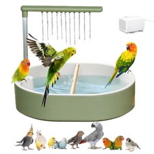 Parrot Bathtub Bird Automatic Bath Shower,Large Bird Shower Fountain Indoor B...