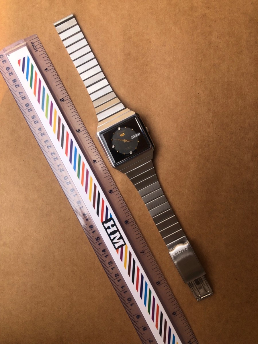 Mint Seiko 5 6349-6000 TV Day-Date Vintage Automatic 23 Jewels