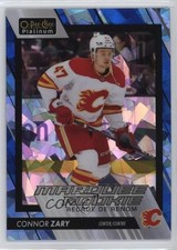 2023 O-Pee-Chee Platinum Marquee Rookies Blue Fragments 50/125 Connor Zary hp7