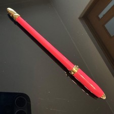 LOUIS VUITTON Stylo Agenda GM Twist Type Ballpoint Pen Pink N75023 Used Japan