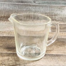 Vintage Fire King 496 Clear Glass Measuring Cup 1 Cup 8oz D Handle Made in USA