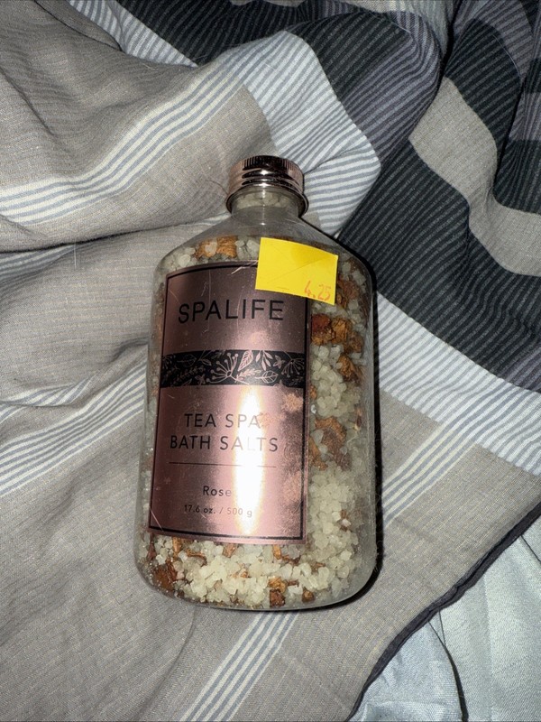 Spa Life Rose Infused Bath Salts - 17.6 Ounces