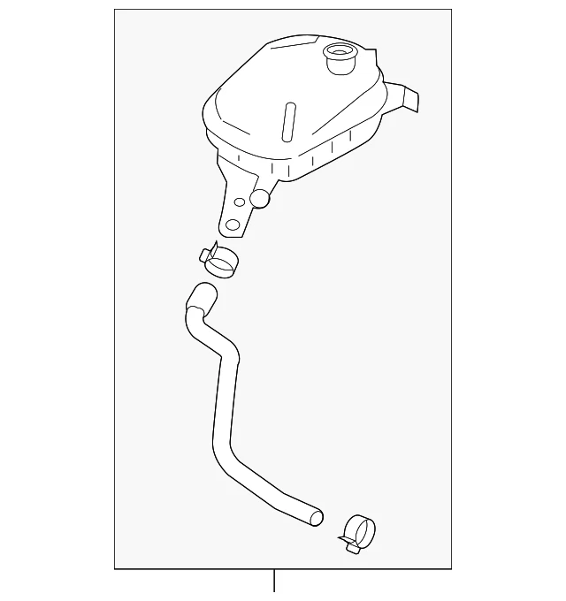 Genuine Kia 2020-2024 Forte Expansion Tank 25430-J7400