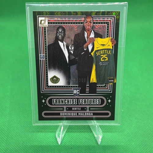2025 Panini Donruss WNBA - Franchise Features Dominique Malonga #19 Green...