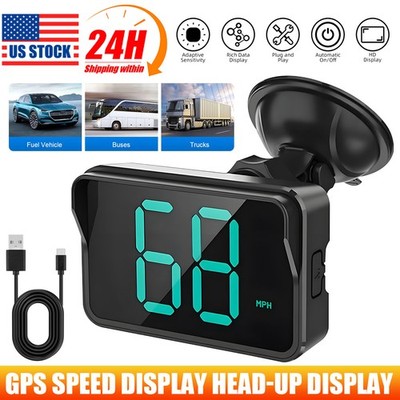 Universal Digital Speedometer BeiDou GPS Car HUD Head Up Display MPH KM/h