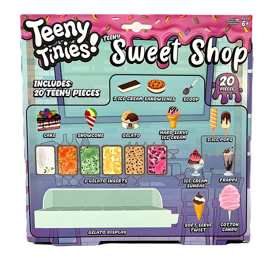 Mini juego de comida Teeny Tinies TEENY SWEET SHOP juguete muñeca/casa de muñecas miniaturas Foto 2 de 3