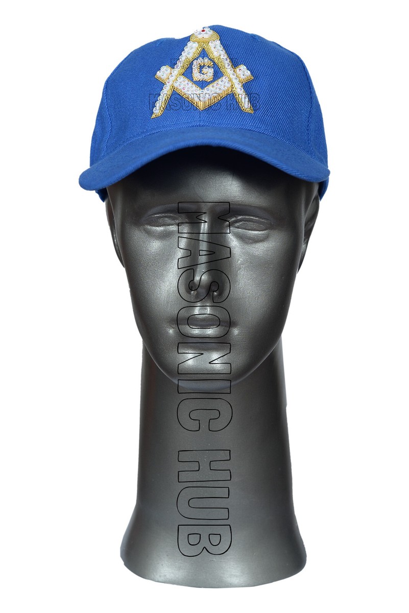 Masonic Compass Square G Masonic Baseball Cap Fully Hand Made