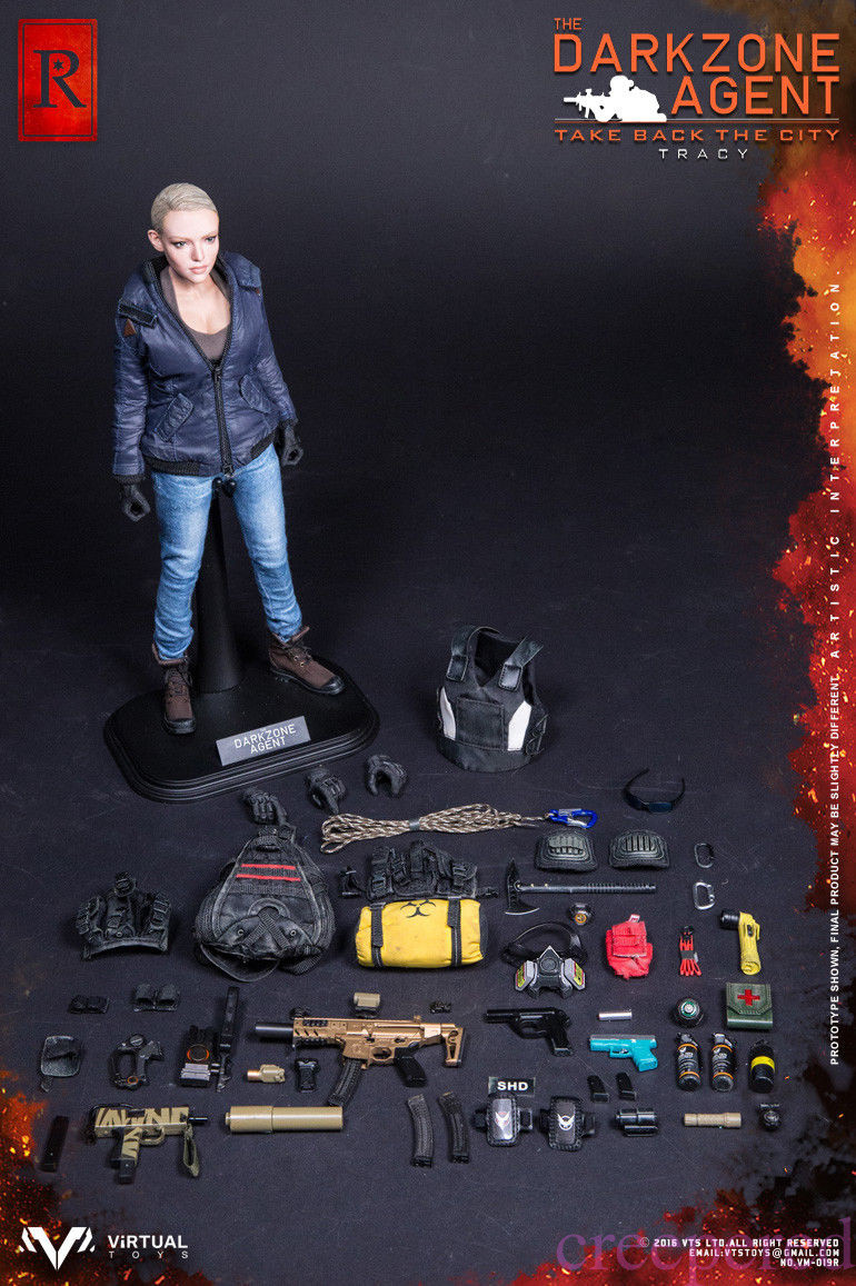 VTS DARKZONE AGENT フィギュア 1/6 VTS 1/6 THE DARKZONE AGENT フィギュア (VM-017) - 1/6