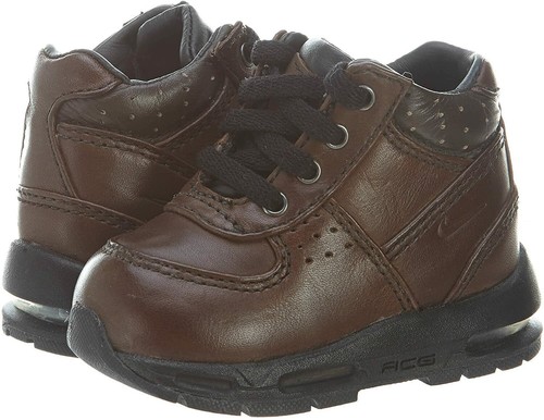 NEW NIKE AIR MAX GOADOME (TD) KIDS SHOE SIZE 3.5C DARK CINDER/BLACK (311569 224) - 第 1/7 張圖片