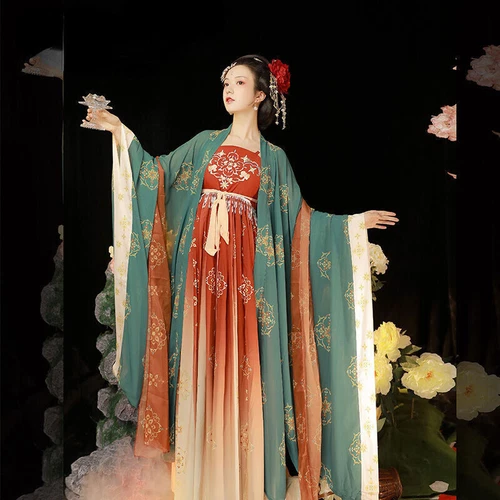 Women Chinese Traditional Hanfu Embroidery Dress Ancient Costumes Robe Clothes - Picture 5 of 27