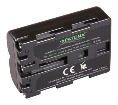 Patona Premium Akku für Sony Alpha SLT-A68, -A65, -A58 - NP-FM500H - 2400mAh