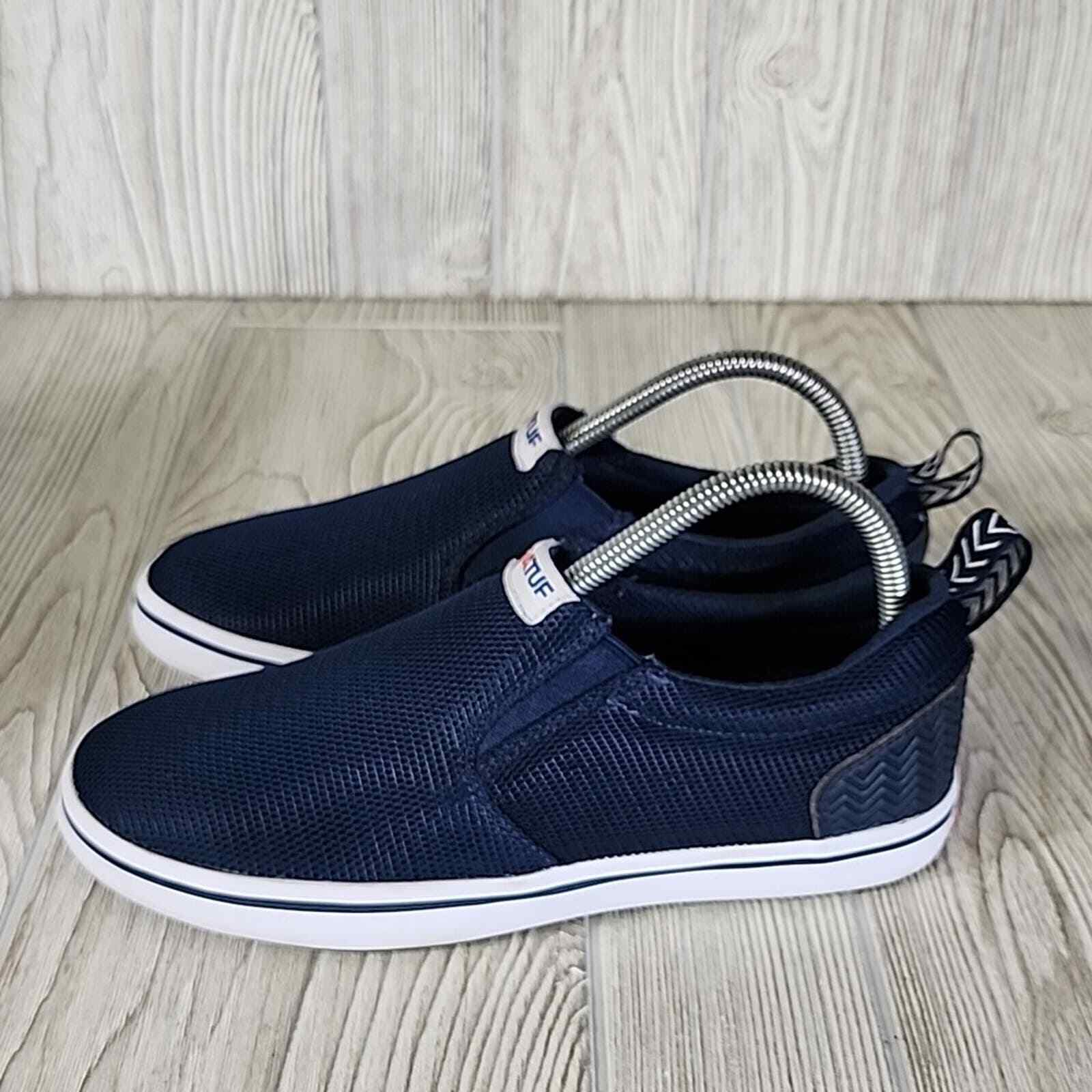 Xtratuf Airmesh Sharkbyte Deck Shoe, Slip Resistant,Navy Blue eNotary