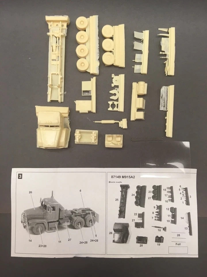 Trident Miniatures 87149, Freightliner M915A2 Truck Tractor 1/87 Scale - Image 2 of 4