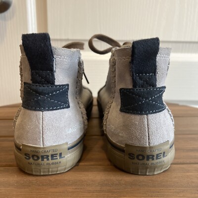 Sorel Sentry Chukka Grey Canvas Rubber Toe Sneaker Boots Shoe Men Size 9.5 Gray $_12.JPG?set_id=880000500F main image 2