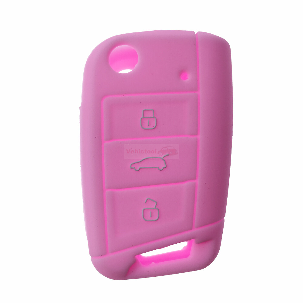 FOR VW Volkswagen Tiguan Golf Arteon TPU Remote Flip Key Fob Case Cover 3 Button FOR VW Volkswagen Tiguan Golf Arteon TPU Remote Flip Key Fob Case Cover 3 Button