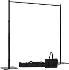 10X10Ft Upgrade Pipe and Drape Backdrop Stand Kit Heavy Duty Backdrop Stand Adju