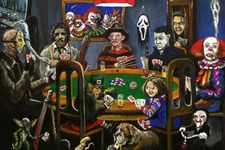 Horror Slashers Playing Cards Poker Film Art Wall Room Poster - POSTER 20x30