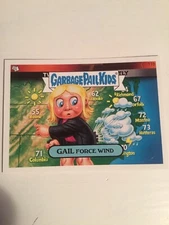 GARBAGE PAIL KIDS ANS7 2008 ALL-NEW SERIES 7 BASE CARD GAIL FORCE WIND 11b