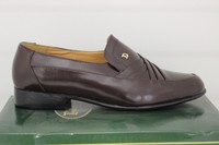 Men's D'italo By Globe Brown Leather Dress Shoes 6095 Brand In Box Men's D'italo By Globe Brown Leather Dress Shoes 6095 Brand In Box