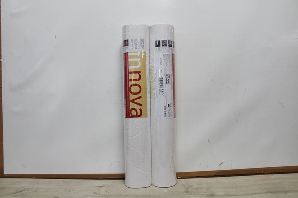 2 Rollen Vliestapete As Creation Innova 30536-1 Grauweiss-Beige Gemustert-image