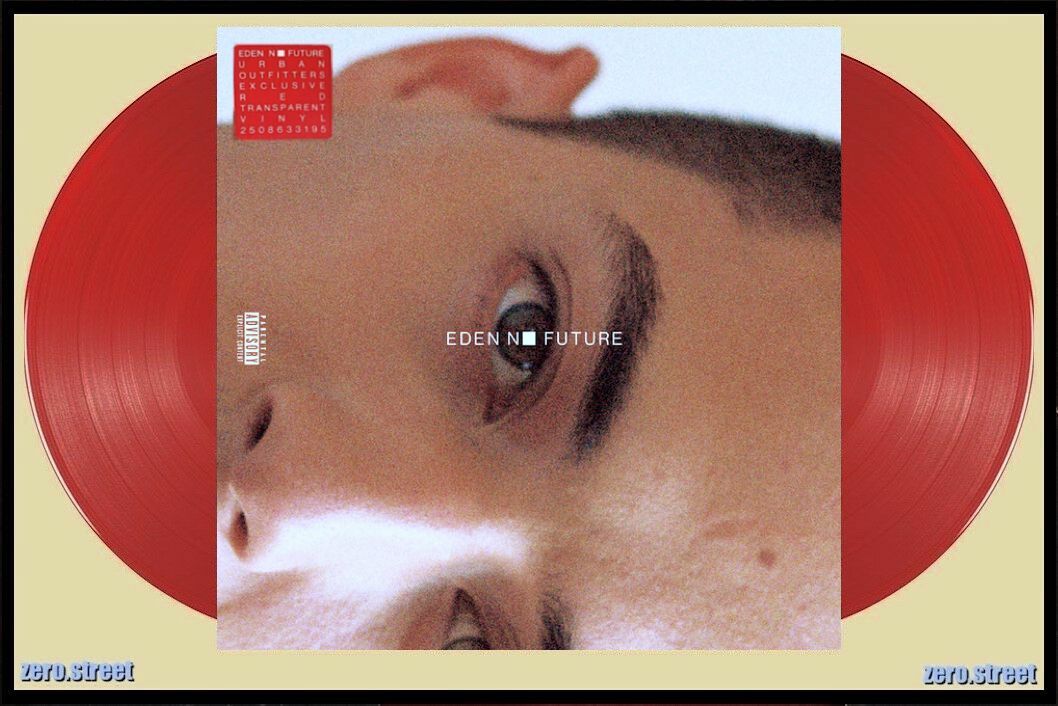 欧2LP EDEN (86) no future 2508466359 MCMXCV 未開封 /00520 EDEN No Future 2LP on RED VINYL New SEALED /500 Color Vinyl