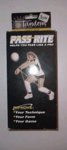 Tandem Pass Rite Volleyball Instruction Training Tool