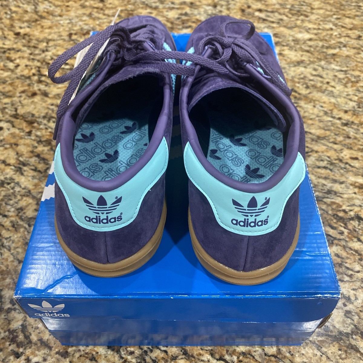 NEW! ADIDAS Originals HAMBURG Classic Purple Teal SNEAKERS Men's US 12.5  NFL | eBay