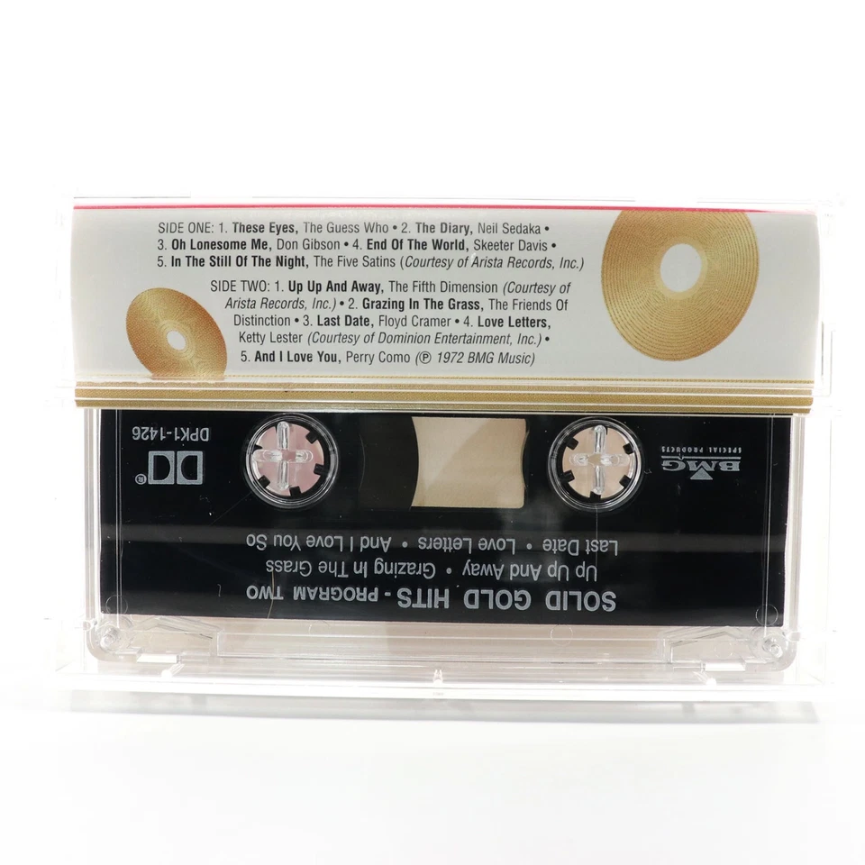 Gold Records Collection: Solid Gold Hits (Cassette Tape, 1996, BMG) DPK1-1426 - Image 2 of 4