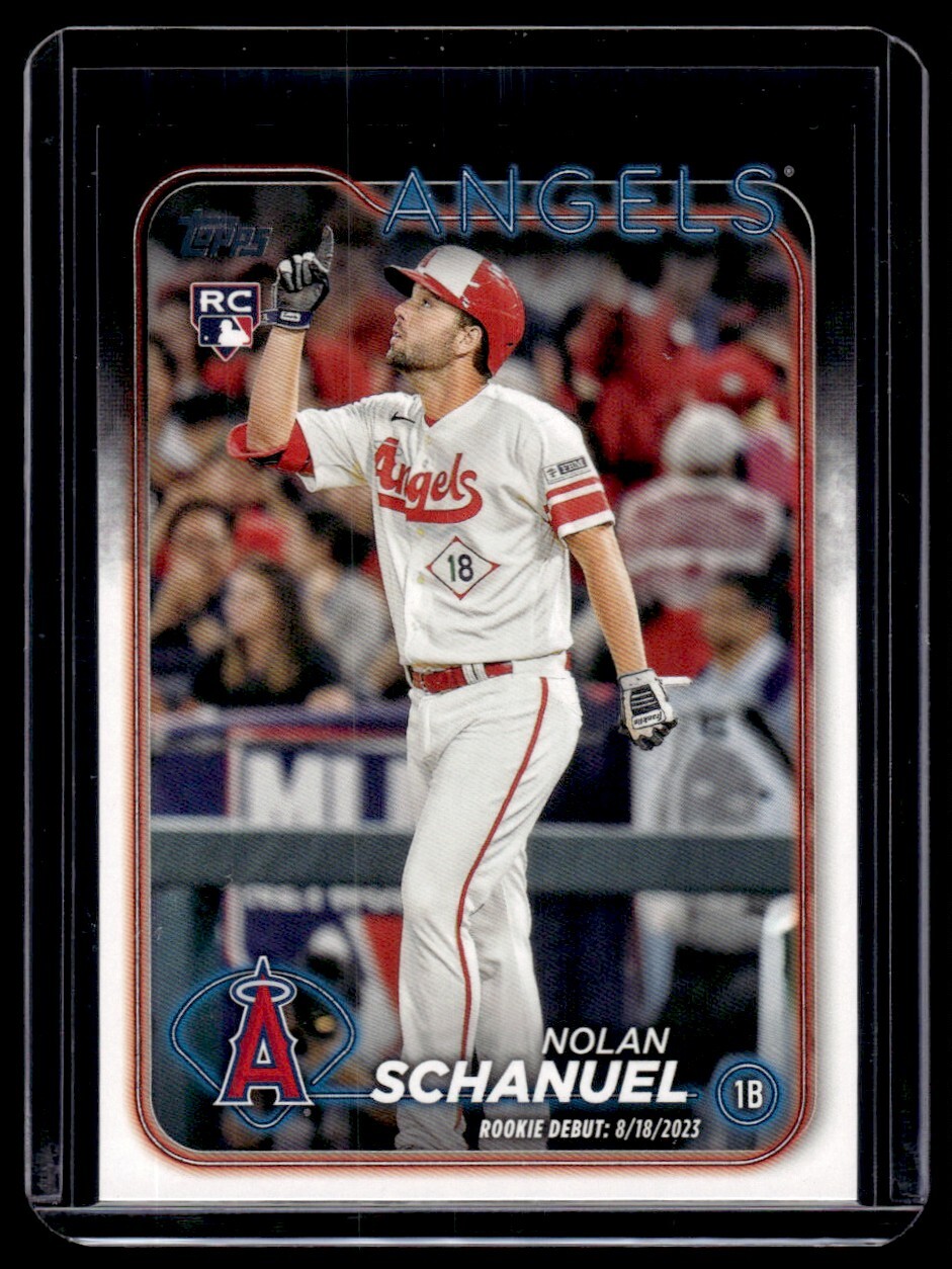 2024 Topps Update Nolan Schanuel RC Los Angeles Angels #US193