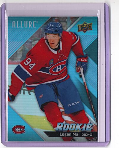 2024-25 UD Allure Logan Mailloux Rookie #144 Montreal Canadiens