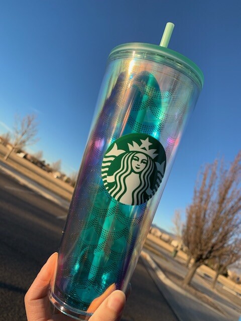 starbucks 2022 mermaid tumbler
