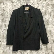 Vintage John Meyer Womens Double Breasted 100 Worsted Wool Blazer Jacket USA 12