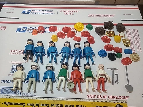 Playmobil 1974  Figures, Accessories Mixed Variety Vintage Lot