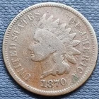 1870 Indian Head Cent 1c Nicely Circulated #89192