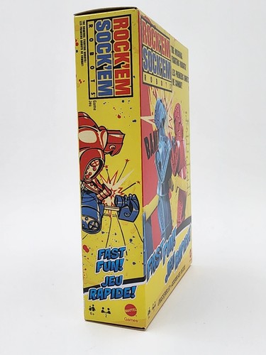 Mattel Games ROCKEM SOCKEM ROBOTS Retro Classic Toy Travel Small Size..New - Picture 4 of 10