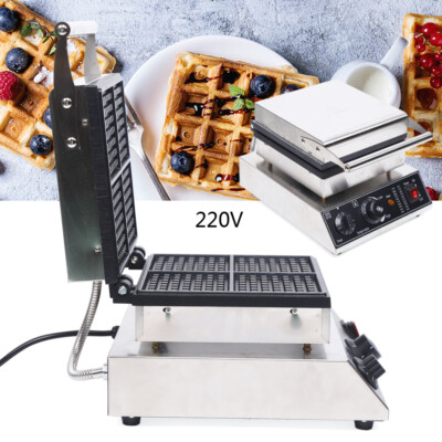 Waffeleisen Belgische Waffelautomat Brüsseler Waffel Waffelmaker 4 Waffeln 1750W