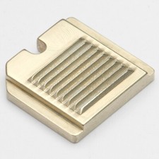 CAMERA FLASH SHOE MOUNT COVER DUST CAP POLISHED BRASS 4 LEICA M1 M2 M3 LM-SH-D6