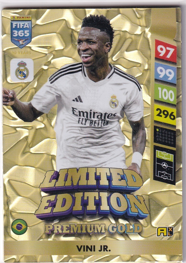 Panini Adrenalyn XL FIFA 365 2025 No. Vini Jr. Premium Limited