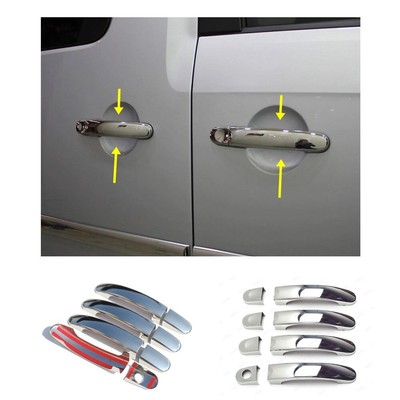 For Volkswagen Caddy Model Chrome Door Handle Cover Trim Set 8 pcs S.Steel 2015+