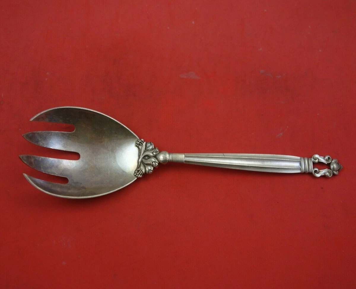 Georg Jensen Antique US Sterling Silver Salad Servers for sale | eBay